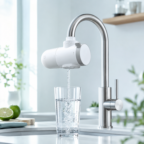 Faucet-Mounted Water Filter