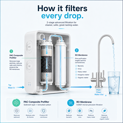 RO Filter +PPC Filter Replacement Filter for 800 G Reverse Osmosis Water